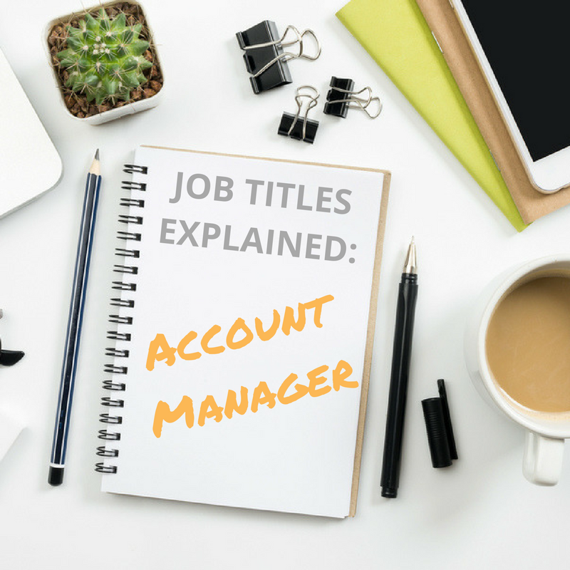 Job Titles Explained Account Manager