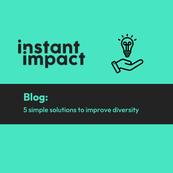 Blog - 5 simple solutions to improve diversity